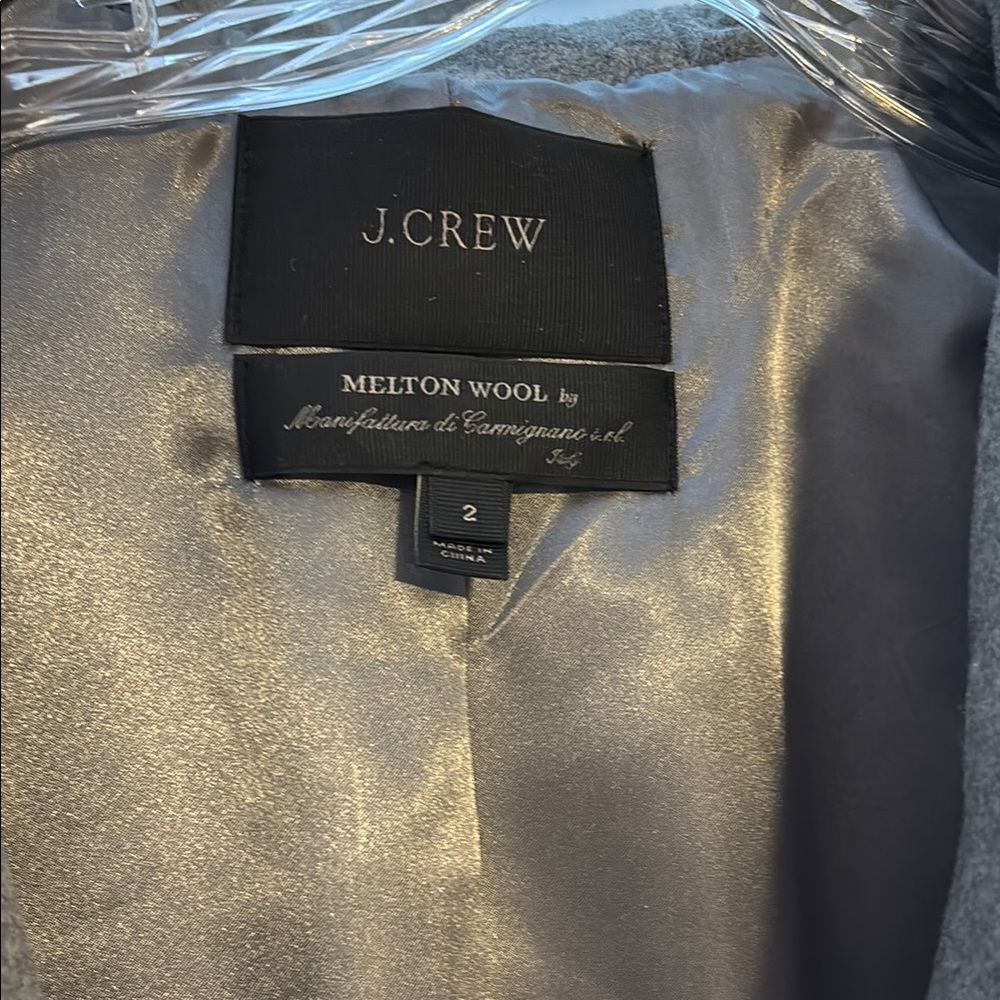 J.Crew Gray Wool Coat